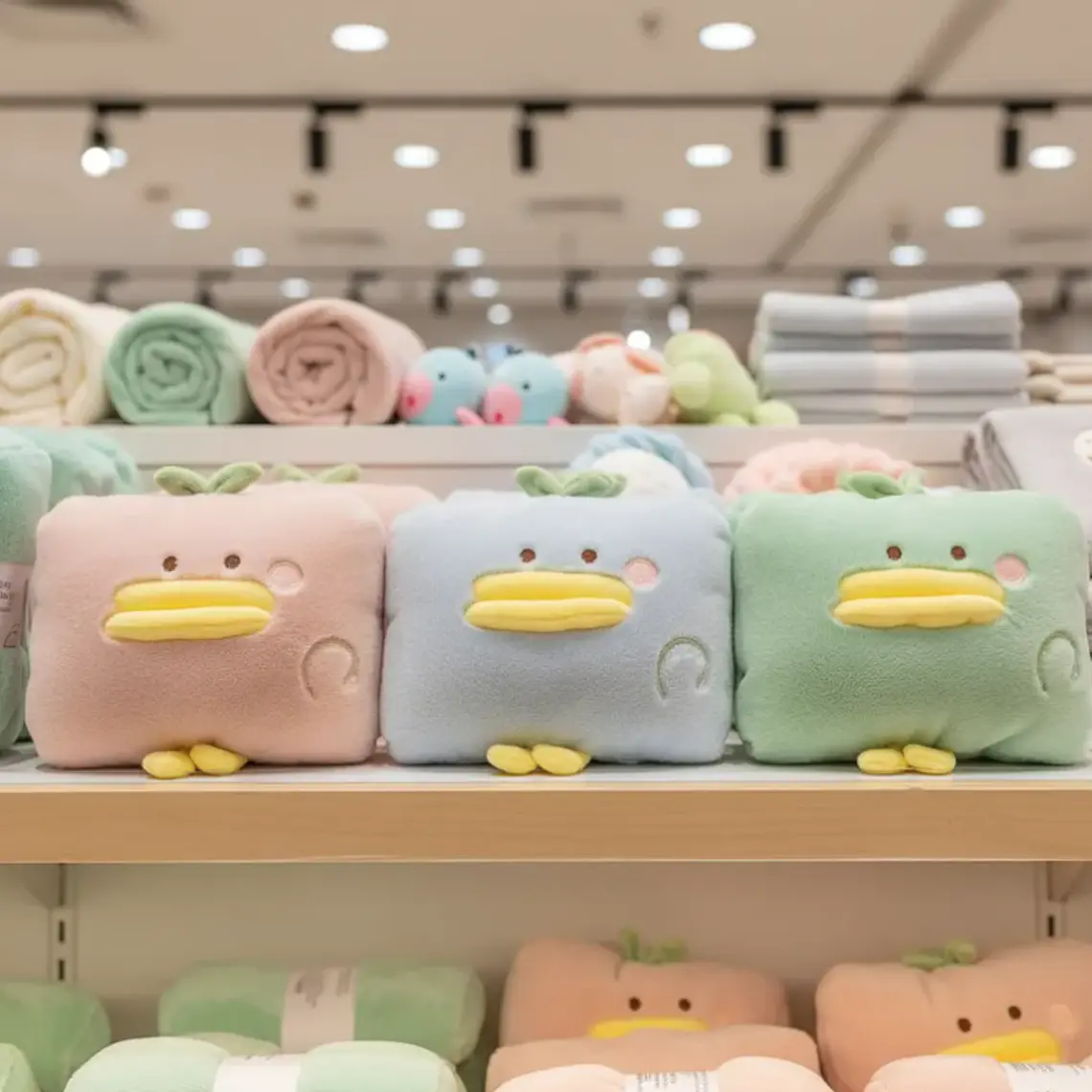 Guatero Eléctrico Recargable Peluche Pato Kawaii Calienta Manos 4