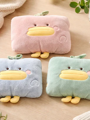 Guatero Eléctrico Recargable Peluche Pato Kawaii Calienta Manos
