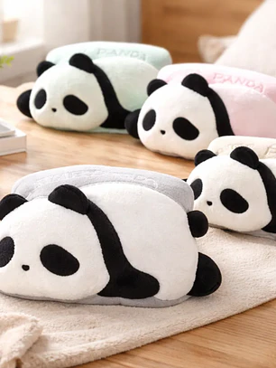 Guatero Eléctrico De Peluche Diseño Oso Panda 