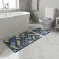 Set Baño 3 Piezas Alfombra Antideslizante varios diseños - Miniatura 1