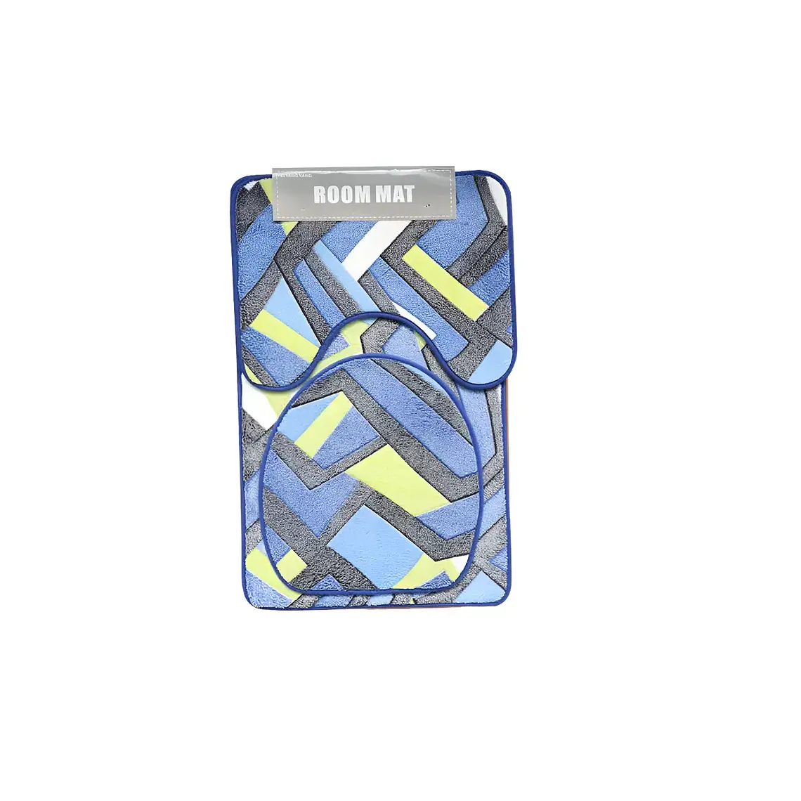 Set Baño 3 Piezas Alfombra Antideslizante varios diseños 6