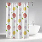 Cortina De Baño Flores Multicolor 180x180cm Impermeable - Miniatura 3