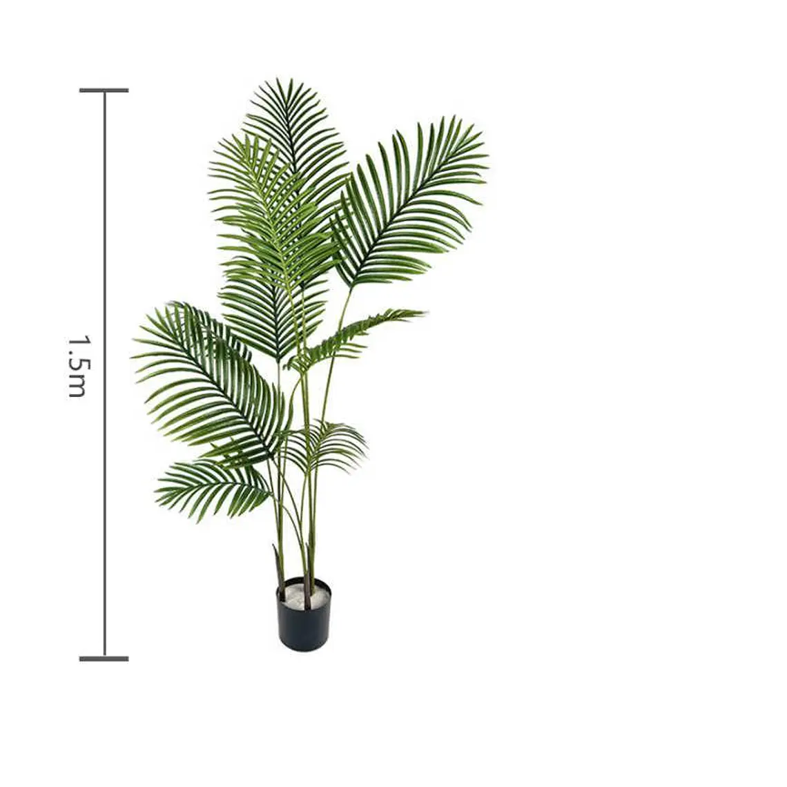 Palmera Artificial Decorativa 150 cm con Macetero 6