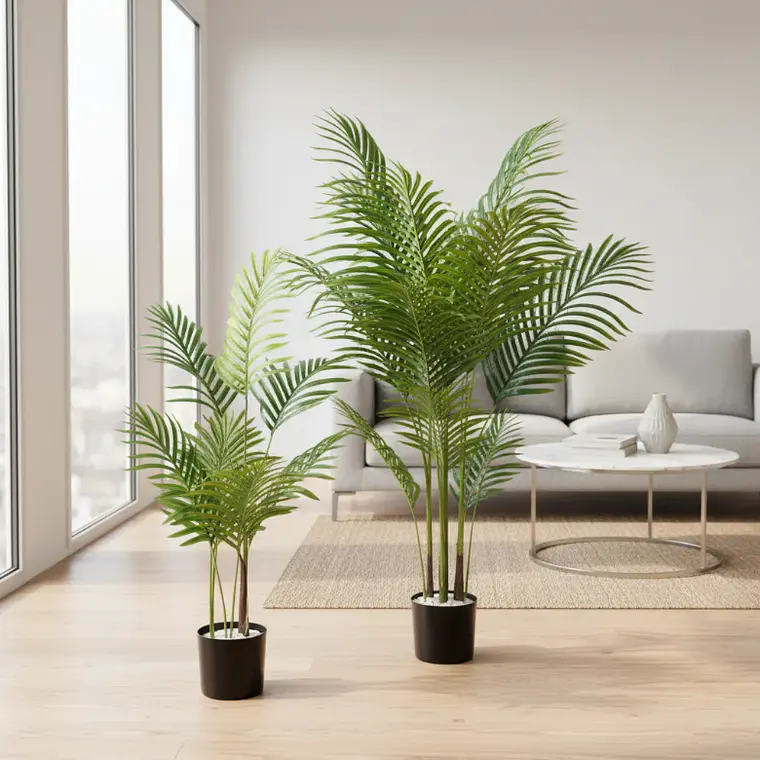 Palmera Artificial Decorativa 150 cm con Macetero 5