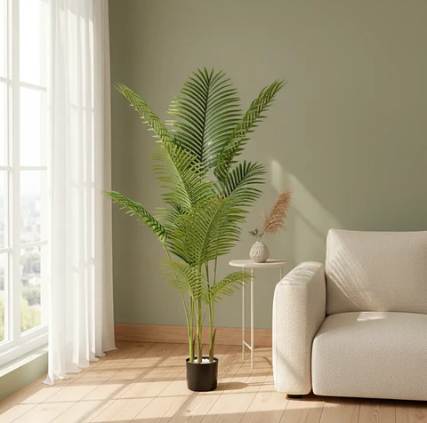 Palmera Artificial Decorativa 150 cm con Macetero
