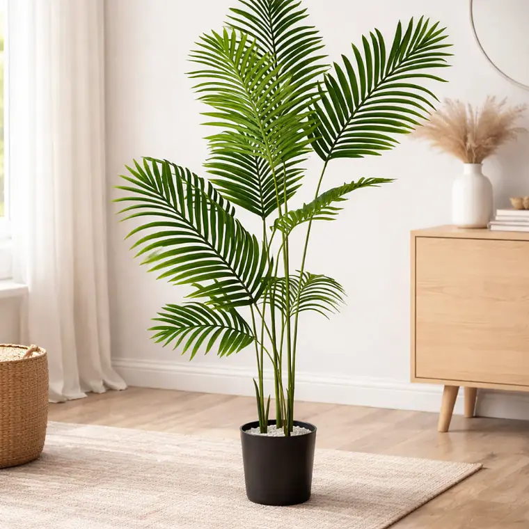Palmera Artificial Decorativa 150 cm con Macetero 3