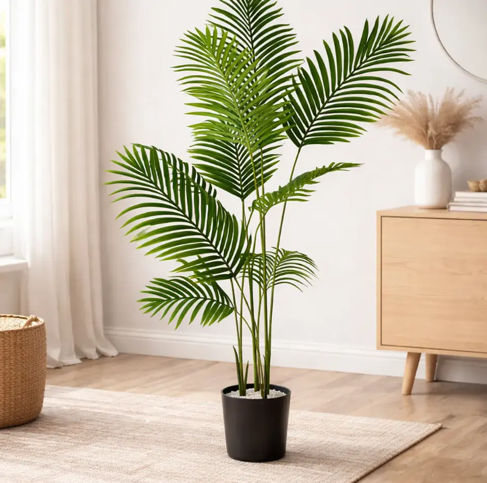 Palmera Artificial Decorativa 150 cm con Macetero 3