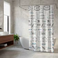 Cortina De Ducha De Peva Con Estampado De Letras, 180x180 Cm - Miniatura 4