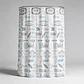 Cortina De Ducha De Peva Con Estampado De Letras, 180x180 Cm - Miniatura 1