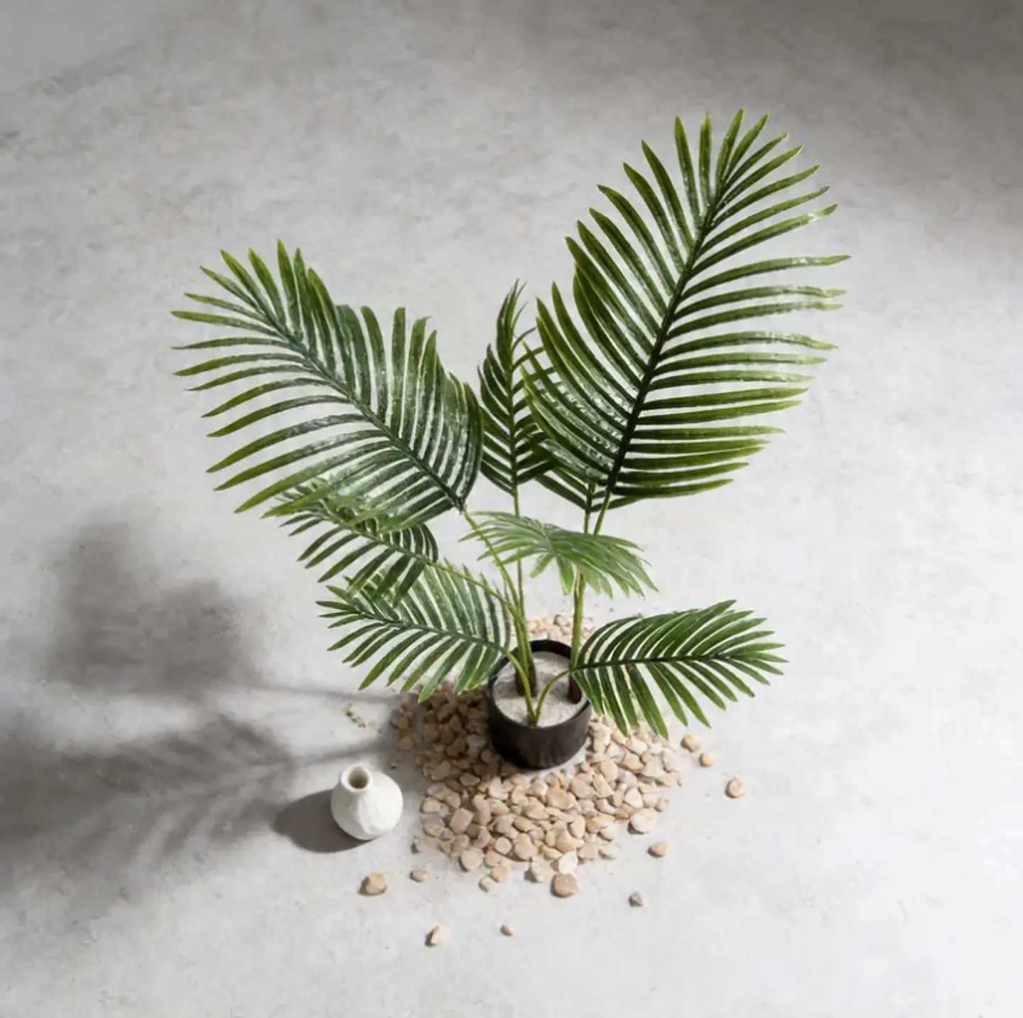 Palmera Artificial Decorativa 120 cm con Macetero 3