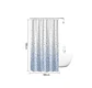 Cortina de Baño PEVA Diseño Mosaico Azul 180x180cm - Miniatura 4