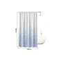 Cortina de Baño PEVA Diseño Mosaico Azul 180x180cm - Miniatura 4