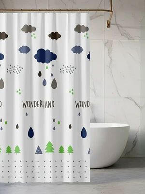 Cortina de Baño Infantil Wonderland 180x180 cm