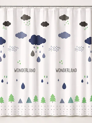 Cortina de Baño Infantil Wonderland 180x180 cm