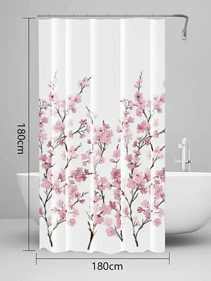 Cortina de Ducha Flores de Cerezo 180x180 cm