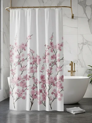 Cortina de Ducha Flores de Cerezo 180x180 cm