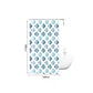 Cortina de Baño Diseño Marroquí Acuarela Azul 180x180 cm - Miniatura 4