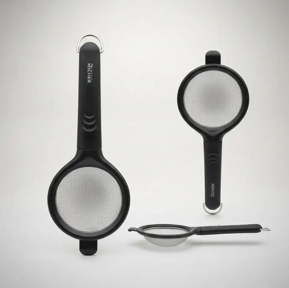 Colador de Malla Fina 26.5 cm para Cocina y Repostería 4
