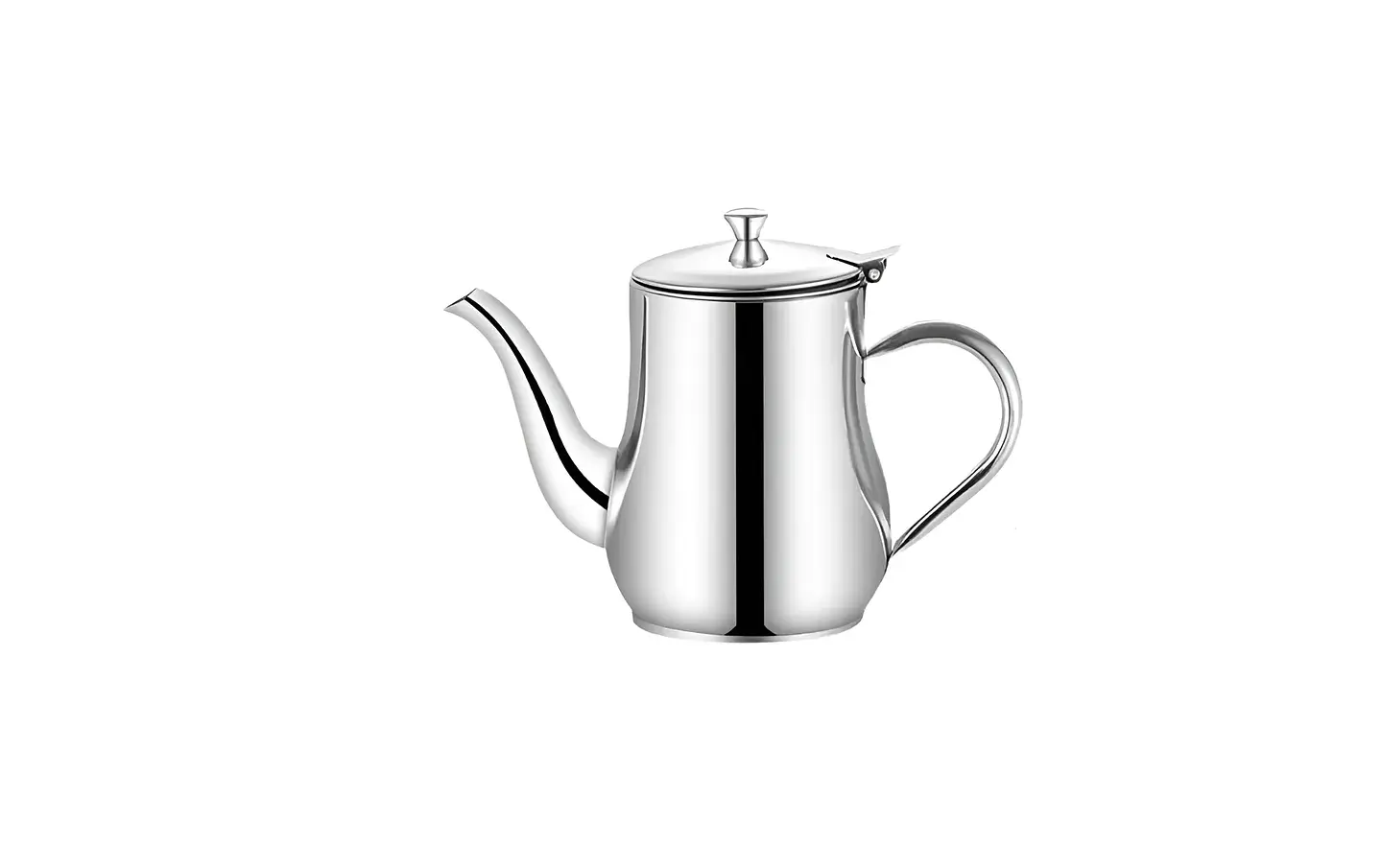 Jarra Tetera Cafetera Acero Inoxidable con Tapa y Pico 70oz 4