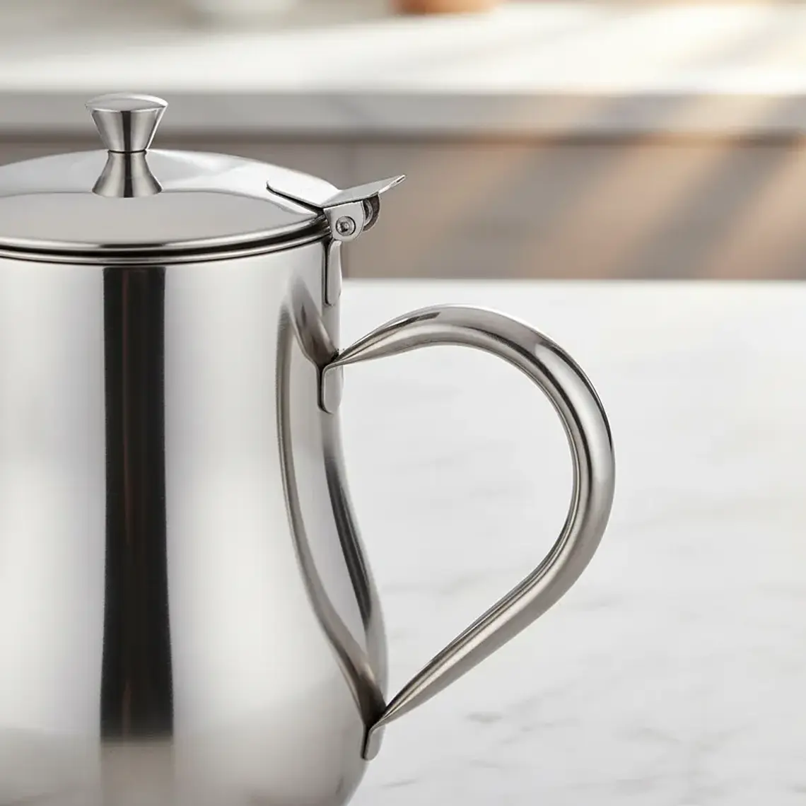 Tetera Jarro Acero Inoxidable con Tapa 48oz 1