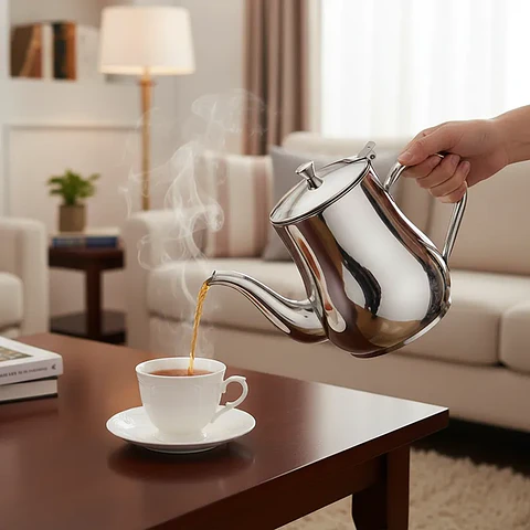 Tetera Jarra Acero Inoxidable para Té y Café 32oz
