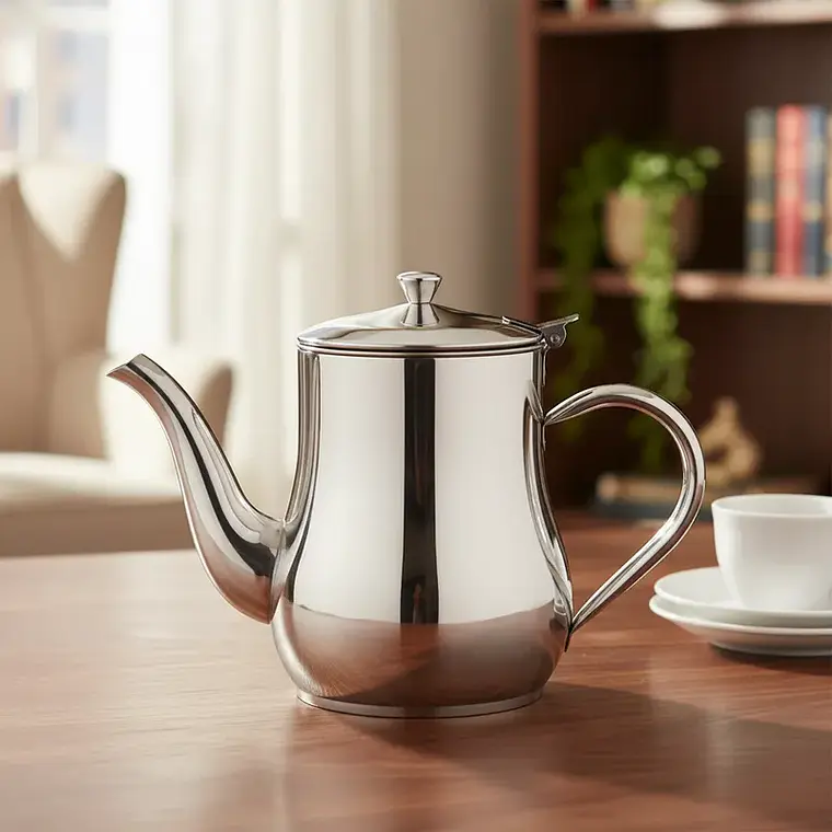Tetera Jarra Acero Inoxidable para Té y Café 32oz 3