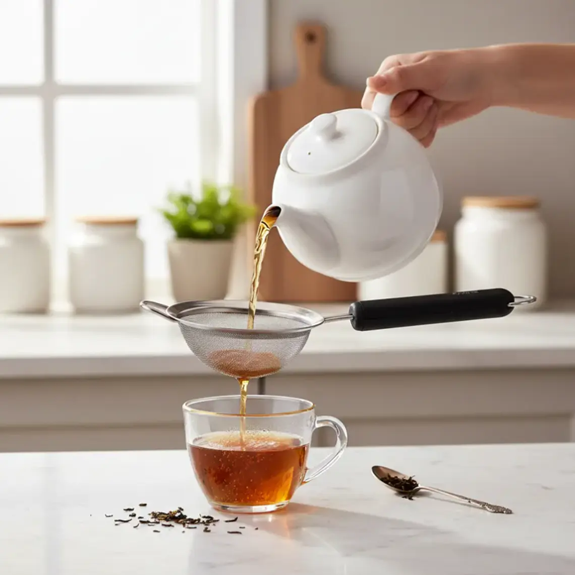 Colador Cernidor 9cm Malla Fina Acero Inoxidable 5