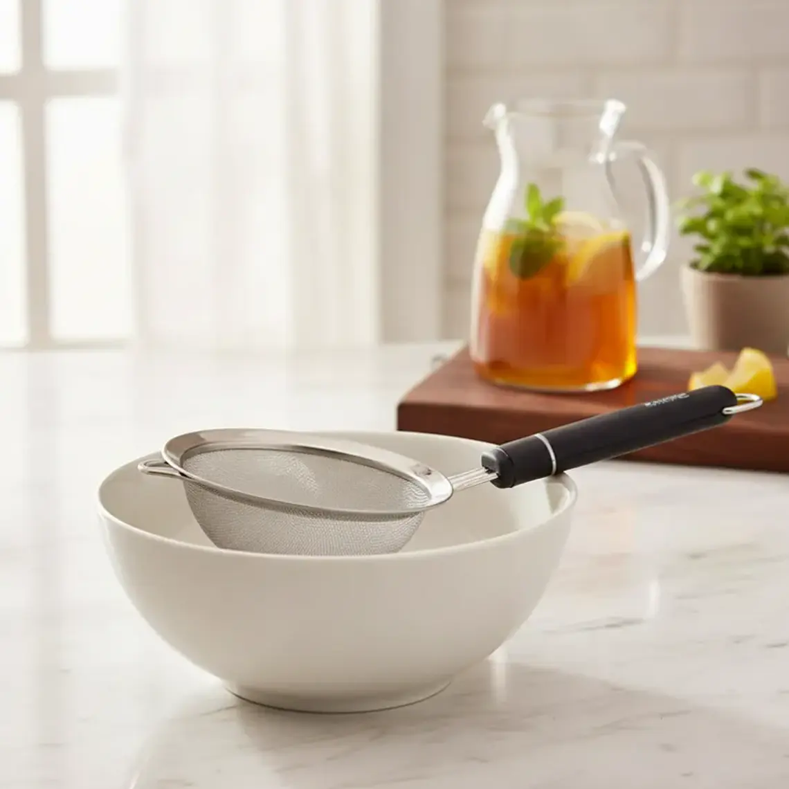 Colador Cernidor 9cm Malla Fina Acero Inoxidable 1