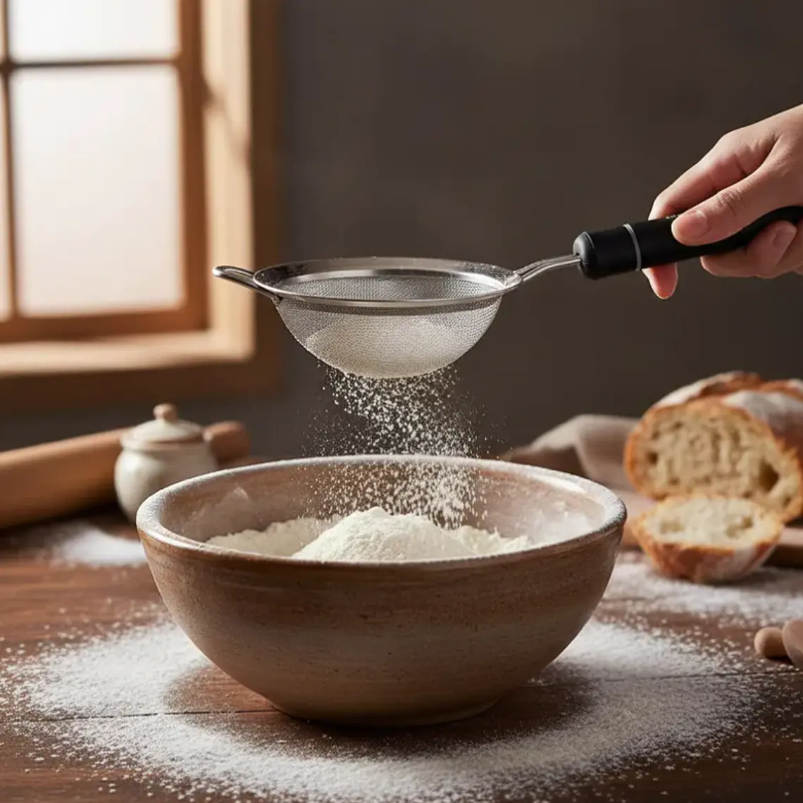 Colador Cernidor 9cm Malla Fina Acero Inoxidable 2