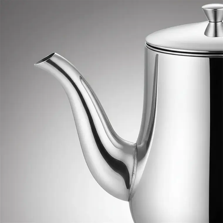 Tetera Jarra de Acero Inoxidable para Té y Café 13OZ 2