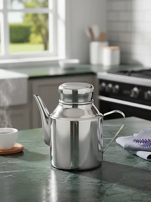 Tetera Genérica 250 mL con Manija de Acero Durable