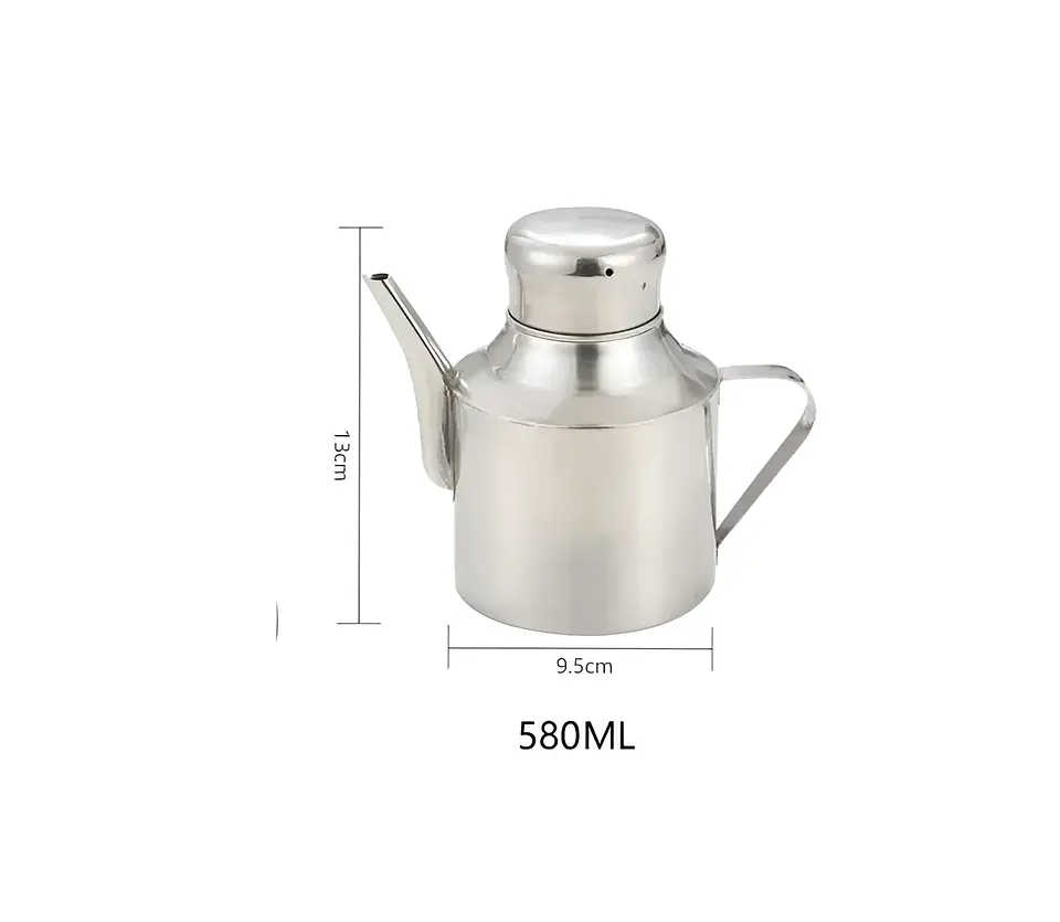 Aceitera Dispensador de Aceite Acero Inoxidable 580ml 5