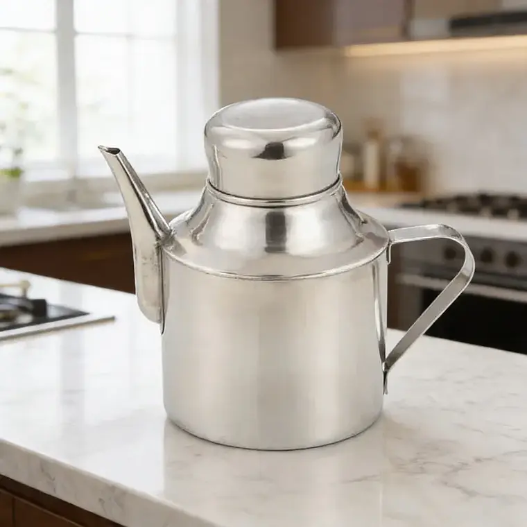 Aceitera de Acero Inoxidable 420ml con Dispensador 3