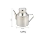 Aceitera de Acero Inoxidable 420ml con Dispensador - Miniatura 5