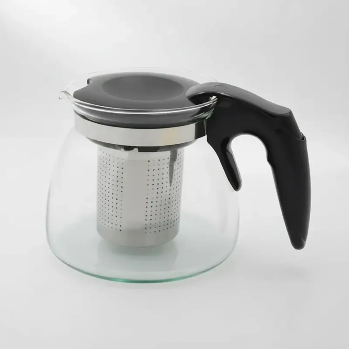 Tetera de Vidrio con Infusor de Acero Inoxidable 1100ml 1