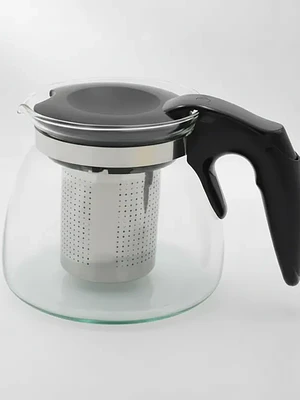 Tetera de Vidrio con Infusor de Acero Inoxidable 1100ml