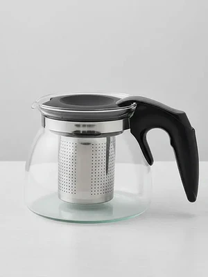 Tetera de Vidrio con Infusor de Acero Inoxidable 900ml