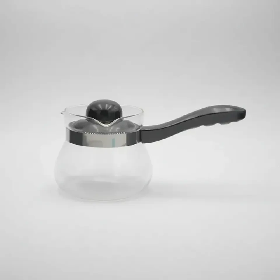 Cafetera Tetera Jarro Vidrio 1050ml con Mango y Tapa 3