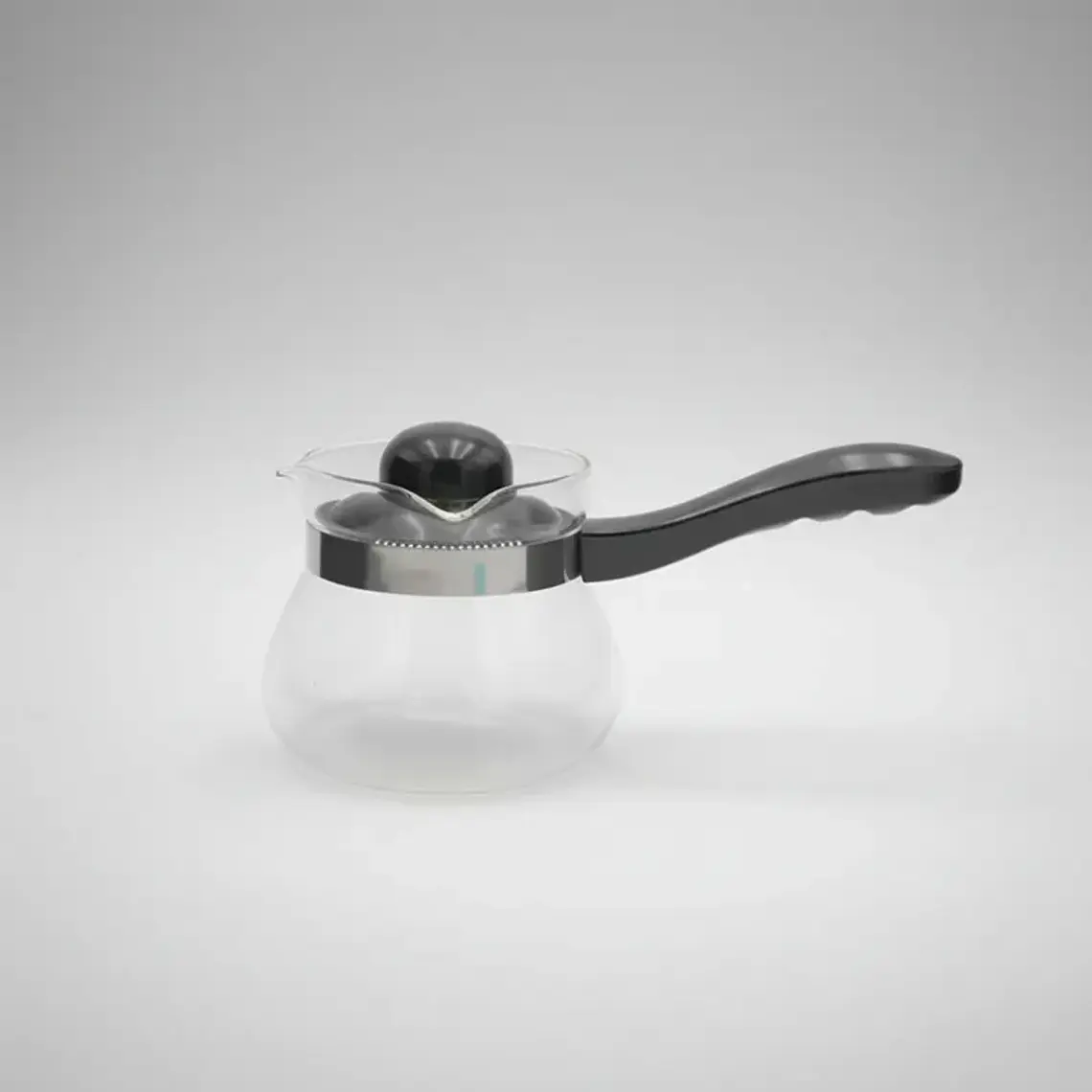 Cafetera Tetera Jarro Vidrio 600ml con Mango y Tapa 2