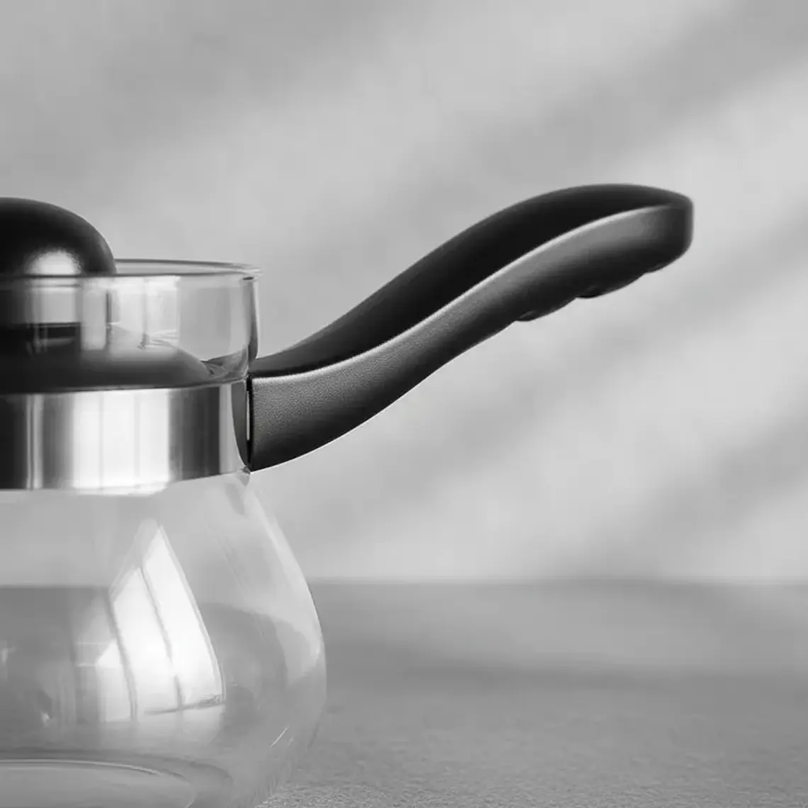 Cafetera Tetera Jarro Vidrio 600ml con Mango y Tapa 3
