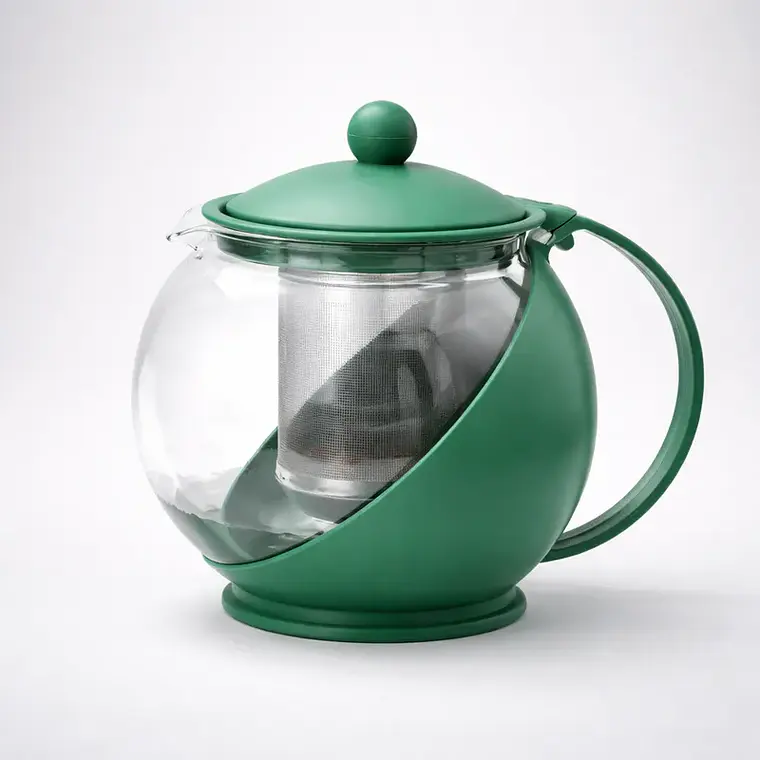 Tetera de Vidrio con Infusor de Acero Inoxidable 1250ml 3