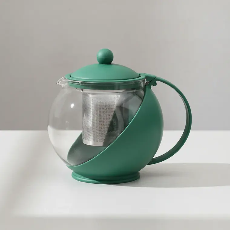 Tetera de Vidrio con Infusor de Acero Inoxidable 750ml 2