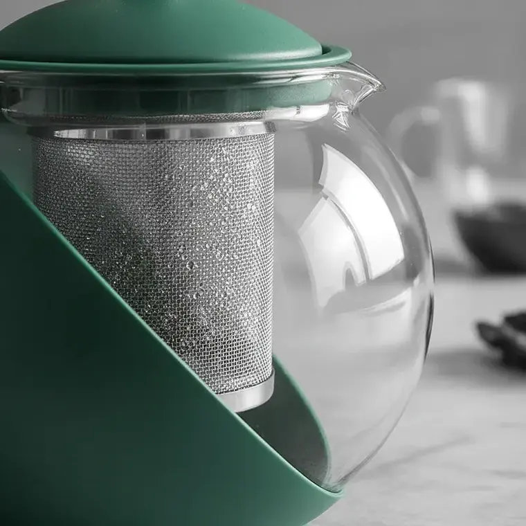 Tetera de Vidrio con Infusor de Acero Inoxidable 750ml 4