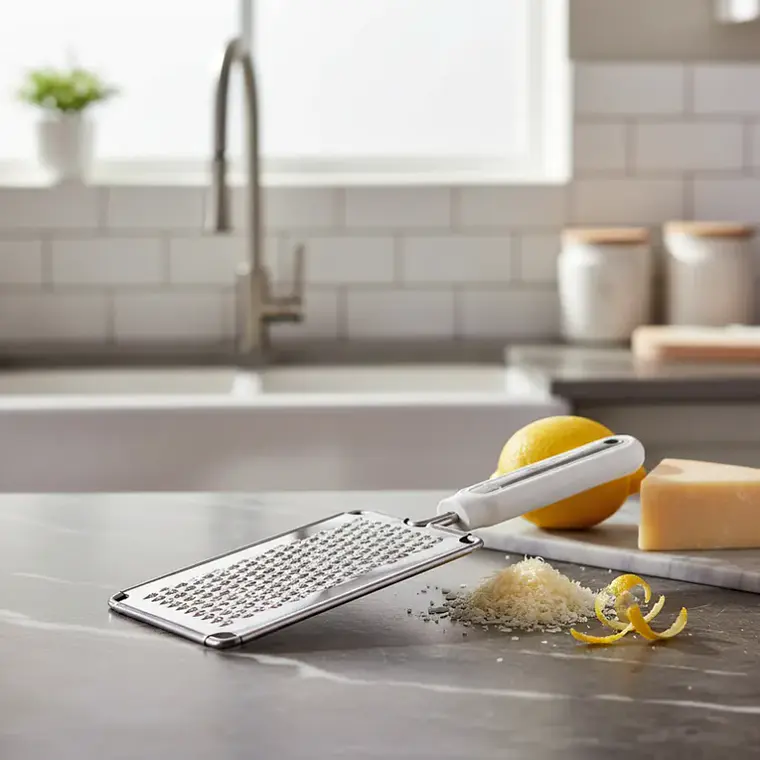 Rallador Plano Acero Inoxidable para Cocina 3