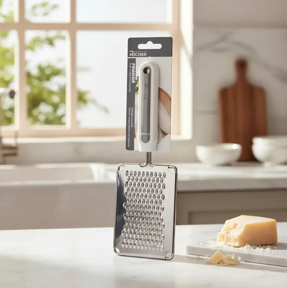 Rallador Plano Acero Inoxidable para Cocina 1
