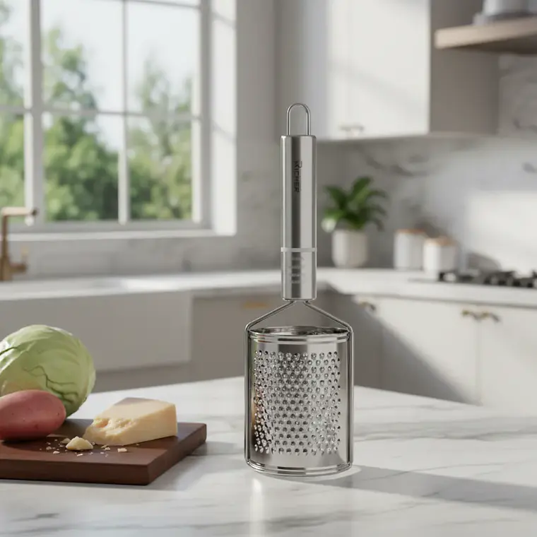 Rallador Manual De Acero Inoxidable Para Queso Y Verduras 2