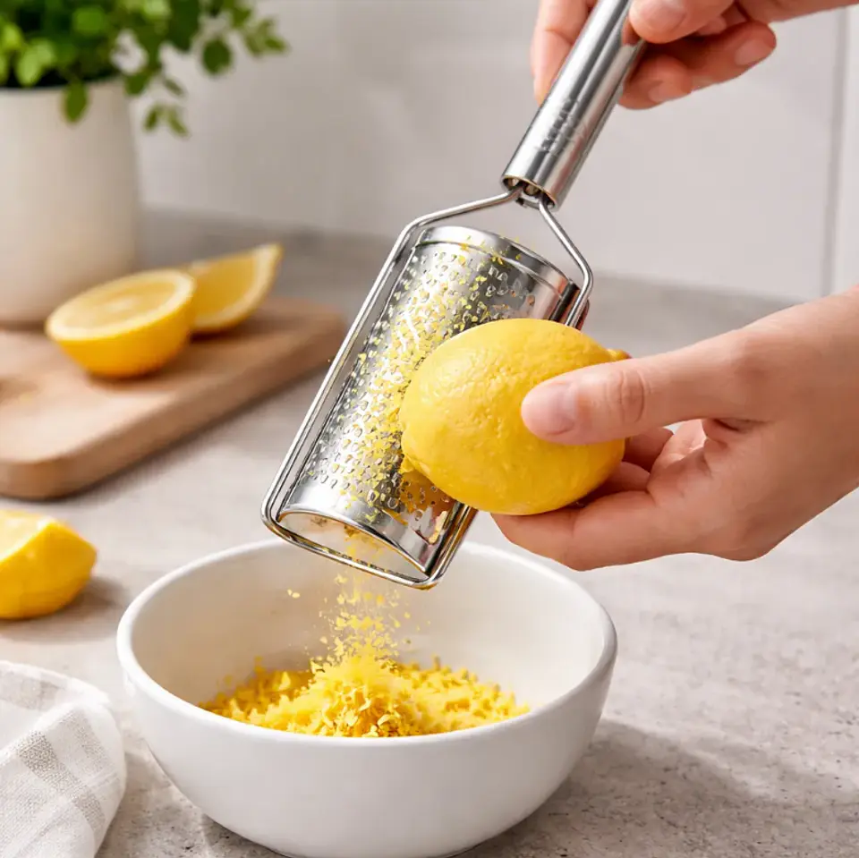 Rallador Manual De Acero Inoxidable Para Queso Y Verduras 1