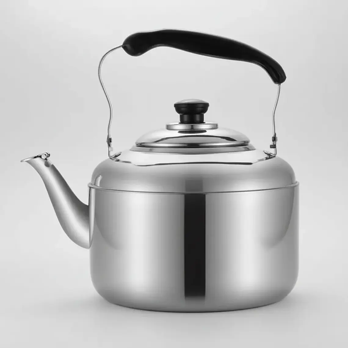 Tetera de Acero Inoxidable Clásica Plateada 5000ml 2