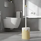 Escobilla De Baño De Silicona Higiénica Con Soporte Amarillo - Miniatura 1