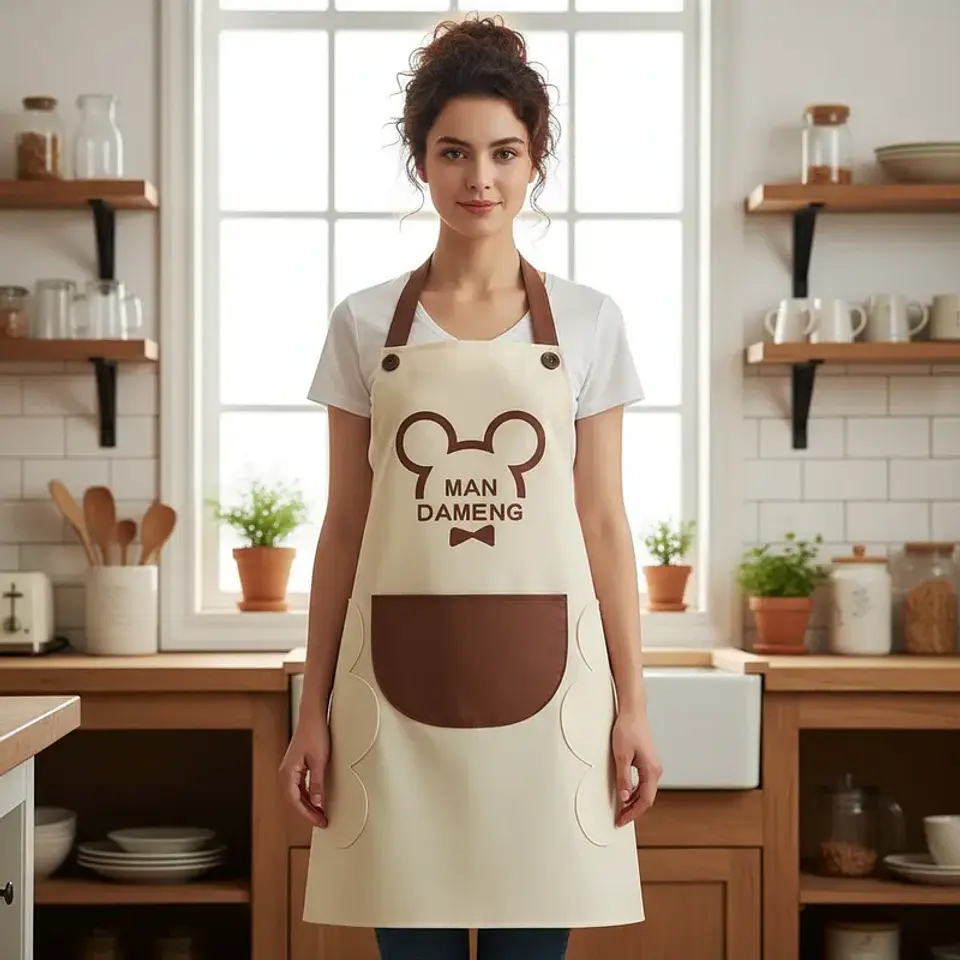 Delantal de cocina genérico resistente y práctico 70CM 4
